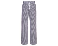 Pantaloni cuoco Bromley - taglia L - quadretti neri - Portwest
