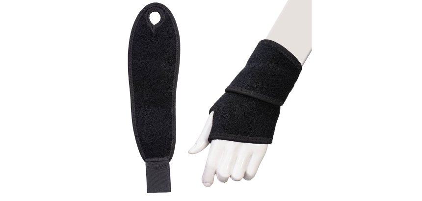 Cinghia supporto per polso - taglia unica - nero - Portwest