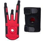 Supporto per ginocchio a rotula aperta - taglia unica - nero - Portwest
