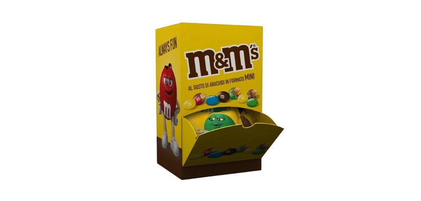 Mini M&M - confezione monoporzione da 20gr - Mars - expo da 60 pezzi