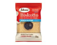 Biscotti farciti linea Biskotti -  ciliegia - monoporzione da 55 gr - Falcone