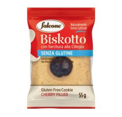 Biscotti farciti linea Biskotti -  ciliegia - monoporzione da 55 gr - Falcone
