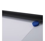 Indoor Lockable Showcase Economy Black 1x A4