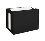 Dispenser antibatterico - per tovaglioli interfogliati - nero – Papernet