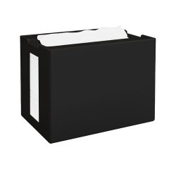 Dispenser antibatterico - per tovaglioli interfogliati - nero – Papernet