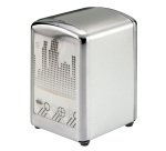 Dispenser tovaglioli da bar - 10x9x13 cm - argento - Leone