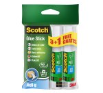 Colla stick - permanente - 8 gr - Scotch - Promo pack 3+1 pezzi