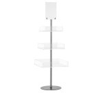 Espositore da terra a piramide - 50 x 50 x 156cm - Tecnostyl
