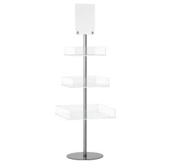Espositore da terra a piramide - 50 x 50 x 156cm - Tecnostyl