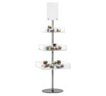 Espositore da terra a piramide - 50 x 50 x 156cm - Tecnostyl