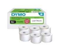 Rotolo 300 etichette LW 2234187 - 41 X 89 mm - carta - per nomi  - bianco - Dymo - value pack 6 pezzi