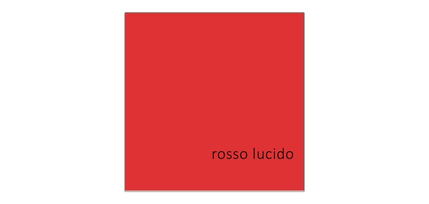 Plastica adesiva - 45 cm x 15 m - rosso lucido - Patifix