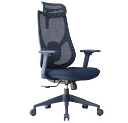 Seduta semidirezionali Linear LIN - con braccioli regolabili e poggiatesta - blu - Unisit