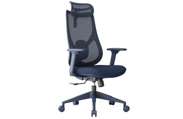 Seduta semidirezionali Linear LIN - con braccioli regolabili e poggiatesta - blu - Unisit