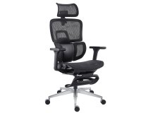 Seduta ergonomica - con braccioli regolabili - nero - Unisit