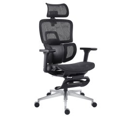 Seduta ergonomica - con braccioli regolabili - nero - Unisit