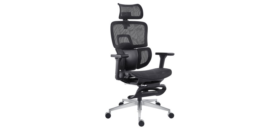 Seduta ergonomica - con braccioli regolabili - nero - Unisit
