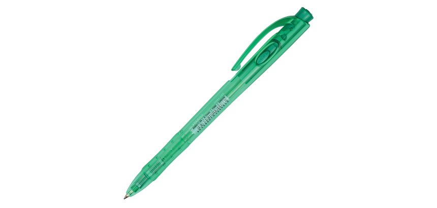 Penna a sfera a scatto Liner 308 - punta 0,7 mm - verde - Stabilo