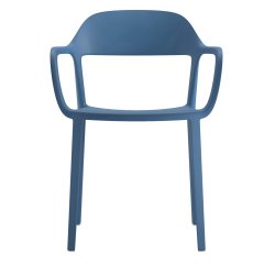 Seduta attesa Mina - con braccioli fissi - blu - Unisit