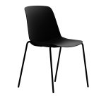 Seduta attesa Luna - 4 gambe - nero - Unisit