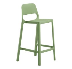 Sgabello alto Nuke - PP - verde - Unisit