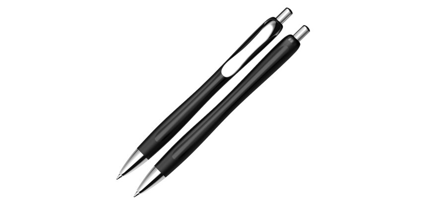 Penna a sfera a scatto Slider Rave  - punta XB  - fusto nero - nero - Schneider