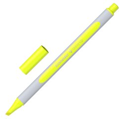 EN_Surligneur schneider shine-up pointe biseautee trait 1/4mm  corps triangulaire coloris    jaune