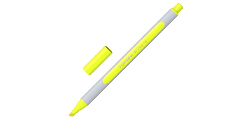 Evidenziatore Shine-Up - punta a scalpello  - giallo - Schneider