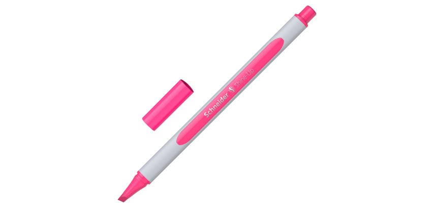 Evidenziatore Shine-Up - punta a scalpello  - rosa - Schneider
