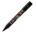 Marcatore a base d'acqua Uni Posca PC5MBR - punta brush 1.0 - 4.0mm - nero - Uni Mitsubishi