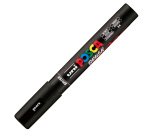 Marcatore a base d'acqua Uni Posca PC5MBR - punta brush 1.0 - 4.0mm - nero - Uni Mitsubishi