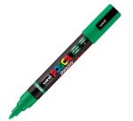Marcatore a base d'acqua Uni Posca PC5MBR - punta brush 1.0 - 4.0mm - verde - Uni Mitsubishi