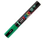 Marcatore a base d'acqua Uni Posca PC5MBR - punta brush 1.0 - 4.0mm - verde - Uni Mitsubishi