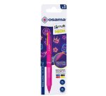 Penna a sfera 4 Multi Chrome - punta 1,00 mm - 4 colori - fucsia neon  - Osama