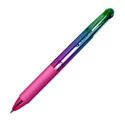 Penna a sfera 4 Multi Chrome - punta 1,00 mm - 4 colori - rainbow  - Osama