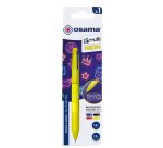 Penna a sfera 4 Multi Chrome - punta 1,00 mm - 4 colori - giallo neon  - Osama