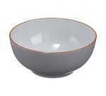 Ciotola - rPET - grigio - Ø19 x 8,4cm - Leone