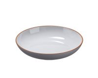 Piatto fondo - rPET - grigio - Ø22,2 x 4,4cm - Leone