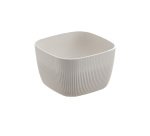 Ciotola buffet Norway - quadrata - avorio - 19,5 x 19,5 x 12cm - melamina - Leone