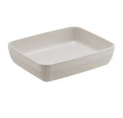 Vaschetta buffet Norway - avorio - 32,5 x 26,5 x 7,5cm - melamina - Leone