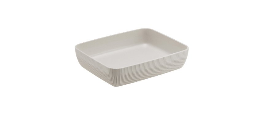 Vaschetta buffet Norway - avorio - 32,5 x 26,5 x 7,5cm - melamina - Leone