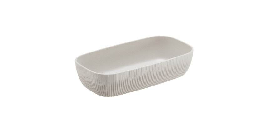 Vaschetta buffet Norway - avorio - 32,5 x 17,6 x 7,5cm - melamina - Leone