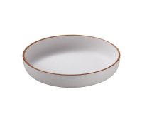 Piatto fondo - rPET - bianco - Ø21 x 3,8cm - Leone
