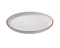 Piatto piano - rPET - bianco - Ø27,5 x 2,8cm - Leone