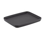 Vassoio buffet Norway - antracite - 32,5 x 26,5 x 3cm - melamina - Leone