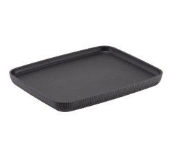 Vassoio buffet Norway - antracite - 32,5 x 26,5 x 3cm - melamina - Leone