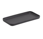 Vassoio buffet Norway - antracite - 27,5 x 13,2 x 1,7cm - melamina - Leone