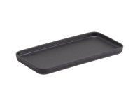 Vassoio buffet Norway - antracite - 27,5 x 13,2 x 1,7cm - melamina - Leone