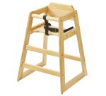 Seggiolone per bambini - 51 x 48 x 74cm - legno naturale - Leone