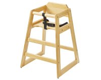 Seggiolone per bambini - 51 x 48 x 74cm - legno naturale - Leone